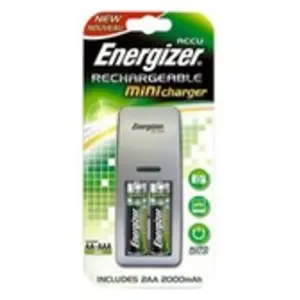 Chargeur + Piles Rechargeables Energizer ENE300321000 LR6 BL4 AA 2000 mAh pas cher
