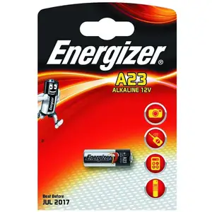Pile alcaline A23 Energizer (12V) pour appareils électroniques pas cher