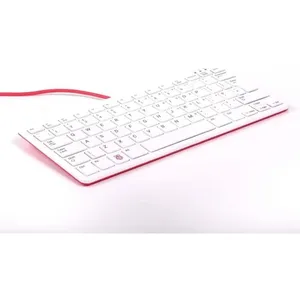 Clavier officiel Raspberry Pi - Raspberry Pi - Blanc-Rouge - AV pas cher