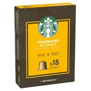 NESTLE Starbucks Café Compatibles Nespresso Blonde Espresso Roast, 18 capsulesVendu parboulanger