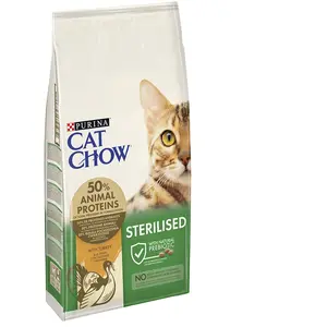Comparateur de prix : 10kg de croquettes pour chats PURINA Cat Chow Sterilised à la dinde