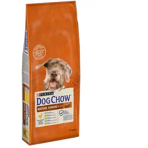 14kg PURINA Dog Chow Mature Senior, croquettes pour chiens au poulet pas cher