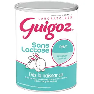 Guigoz Lait en Poudre Sans Lactose 1er Age 400g