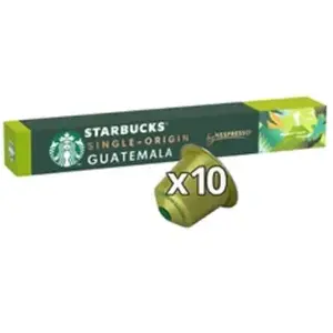Pack 10 Capsules café Starbucks® by Nespresso® Single Origin Guatemala pas cher