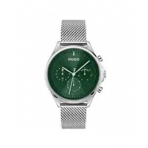 HUGO Montre Homme Hugo #Smash Multi - 1530409 Bracelet Acier Argent pas cher