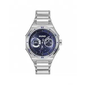 HUGO Montre Homme Hugo #Lit Multi - 1530406 Bracelet Silicone Blanc pas cher