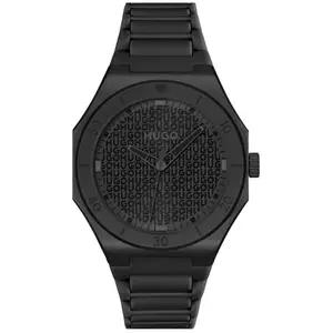 Montre Homme Hugo #Grail Light - 1530396 Bracelet Silicone Noir pas cher