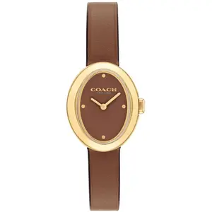 Montre Femme Coach Sammy - 14504426 Bracelet Acier Marron