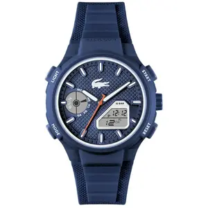 Montre Homme Lacoste LC33 - 2011370 Bracelet Silicone Bleu pas cher