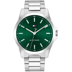 Montre Homme Tommy Hilfiger Bruce - 1710672 Bracelet Acier Argent pas cher