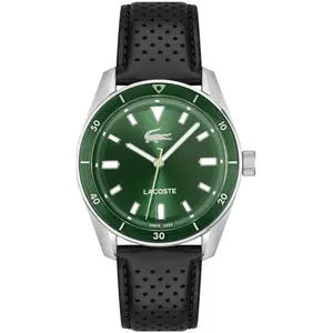 Montre Homme Lacoste Boston - 2011423 Bracelet Cuir Noir pas cher