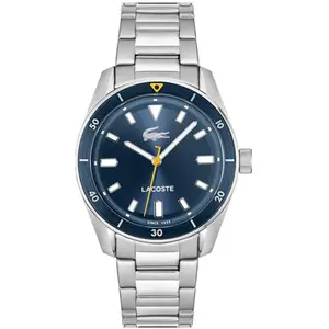Lacoste Montre Homme Lacoste Boston - 2011424 Bracelet Acier Argent pas cher
