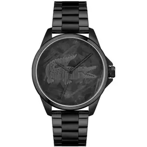Lacoste Montre Homme Lacoste Le Croc - 2011396 Bracelet Acier Noir pas cher