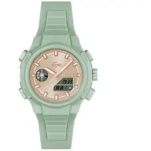 Lacoste Montre Femme Lacoste LC33 - 2001433 Bracelet Silicone Vert pas cher