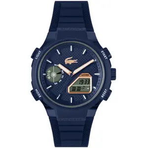 Montre Homme Lacoste LC33 - 2011434 Bracelet Silicone Bleu pas cher