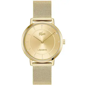 Lacoste Montre Femme Lacoste Crocorigin - 2001474 Bracelet Acier Doré pas cher