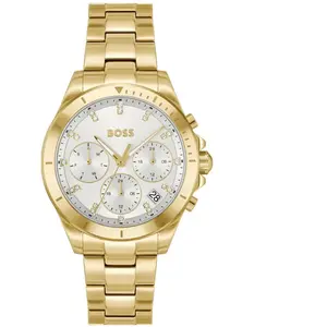 Montre Femme Boss Alley - 1502829 Bracelet Acier Doré pas cher