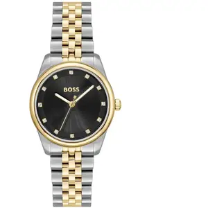 Montre Femme Boss Graceful Precious - 1502811 Bracelet Acier Doré pas cher