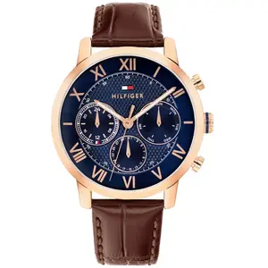 Montre Homme Th-oxford Bleu foncé 1710727 Tommy Hilfiger pas cher