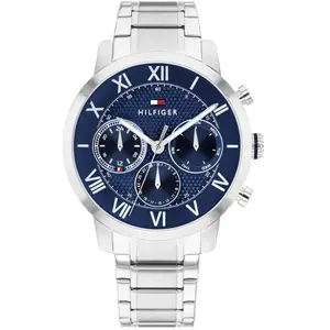 Montre Homme Tommy Hilfiger TH-Oxford - 1710728 Bracelet Acier Argent pas cher
