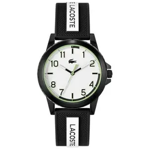 Montre Homme Lacoste Montres TEEN/RIDER 2020141 - Bracelet Silicone Noir pas cher