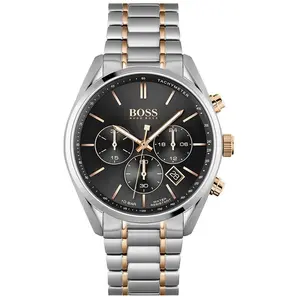 Comparateur de prix : Montre - BOSS - BLACK SPORT LUX - Acier Bicolore - Noir - Analogique