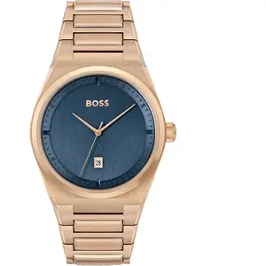 montre seul le temps homme Hugo Boss Steer Or 1513995 pas cher