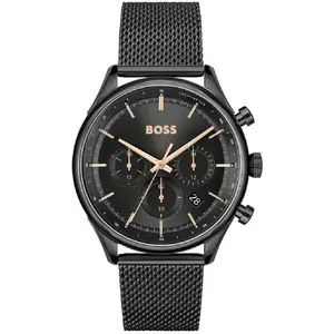 Montre - Acier Noir - Hugo Boss - 1514065 pas cher