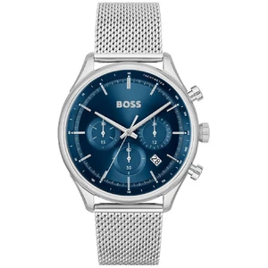 Boss Gregor Montre Homme Chronographe Acier Milanais 1514052 pas cher