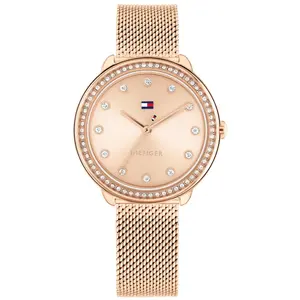 Montre Femme Tommy Hilfiger Demi - 1782700 Bracelet Acier Doré rose pas cher