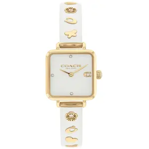 Montre Femme Coach Cass - 14504308 Bracelet Acier Blanc pas cher