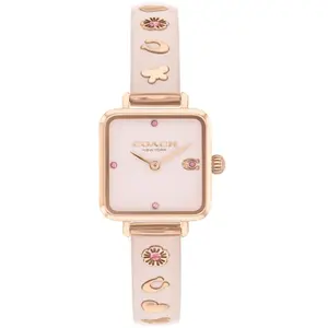 Montre Femme Coach Cass - 14504309 Bracelet Acier Rose pas cher