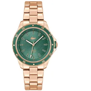 Montre Femme Lacoste Santorini - 2001372 Bracelet Acier Doré rose pas cher