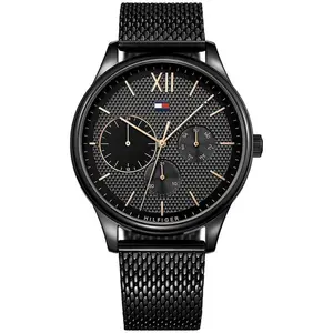 Comparateur de prix : Montre Tommy Hilfiger 1791420 - Montre Multifonctions Acier Noir Homme