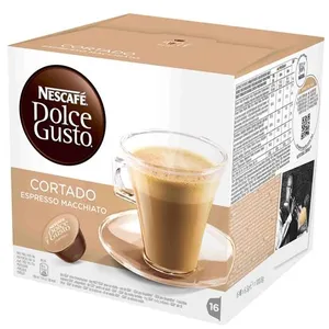nescafe Nescafé Dolce Gusto Cortado Espresso Macchiato 16 Capsules