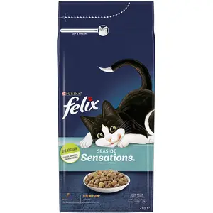 2kg Seaside Sensations, saumon Felix croquettes pour chat : -15 % ! pas cher