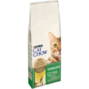 Comparateur de prix : Purina Aliments pour chat Cat Chow Sterilized Adulte Poulet 15 kg TU