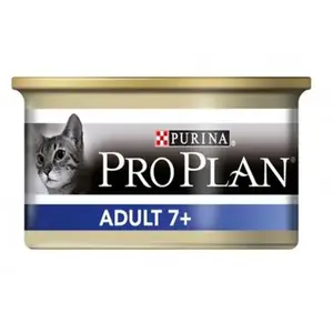 Comparateur de prix : Purina Proplan Chat Adulte 7+ Thon Barquette 24 x 85g