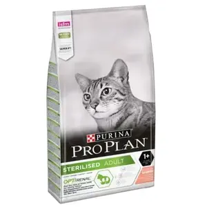 Comparateur de prix : Purina Croquettes chat stérilisé adulte - Optirenal - riche en Saumon - 10kg
