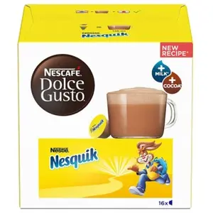 Comparateur de prix : Capsules de cacao NESCAFÉ® Dolce Gusto® Nesquik, 16 pièces.
