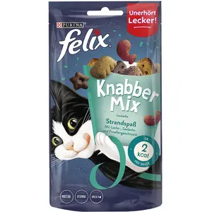 Comparateur de prix : 60g Felix Party Mix Friandises saveur de l'océan - Friandises pour chat