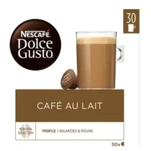 Comparateur de prix : NESCAFÉ Dolce Gusto Café au Lait Café (capsule) 300 g pack de 30