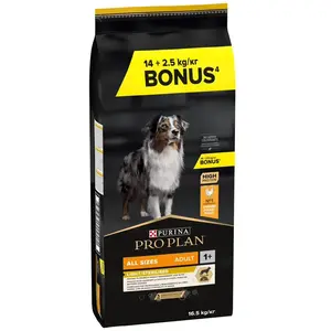 Croquettes chien Pro Plan OptiWeight - Poulet - 14 et 2,5kg pas cher