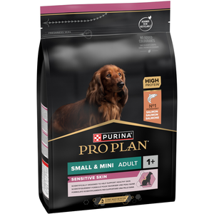 Comparateur de prix : Purina - Croquettes Pro Plan Small & Mini Adulte Sensitive Skin : 3 kg