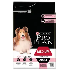 Comparateur de prix : Purina Croquettes chien Medium adulte Sensitive Skin - riche en Saumon - 7kg