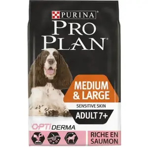 Comparateur de prix : Purina Pro Plan - Croquettes Adulte Medium et Large Sensitive Skin +7 : 14 kg