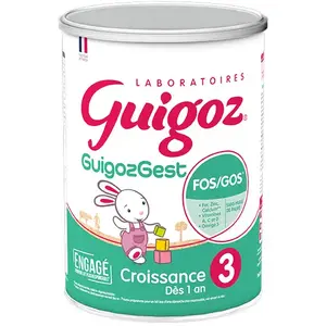 Comparateur de prix : GUIGOZ GUIGOZGest 3 Lait de croissance en poudre de 1 à 3 ans - Boîte de 800g