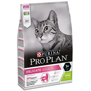 Purina PRO PLAN Delicate Croquettes - Riche en agneau - Pour chat adulte - 3 kg pas cher