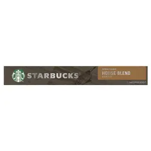 Comparateur de prix : NESTLE 10 capsules de café Starbucks House Blend lungo compatible machines Nepresso