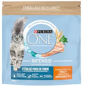 1,5kg Purina One SterilCat mit Huhn Katzenfutter trocken pas cher